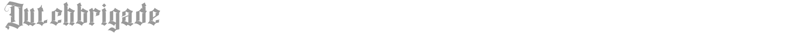 Dutch Brigade font preview